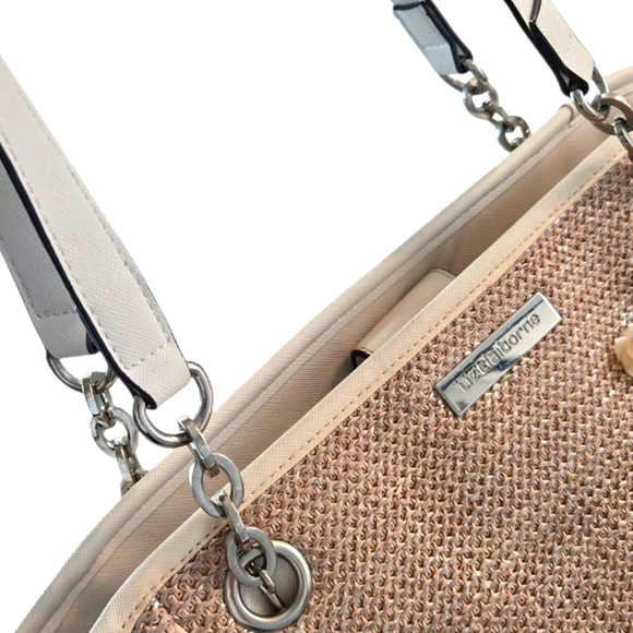 Liz Claiborne Sparkly Floral Shoulder Tote - Picture 3 of 7